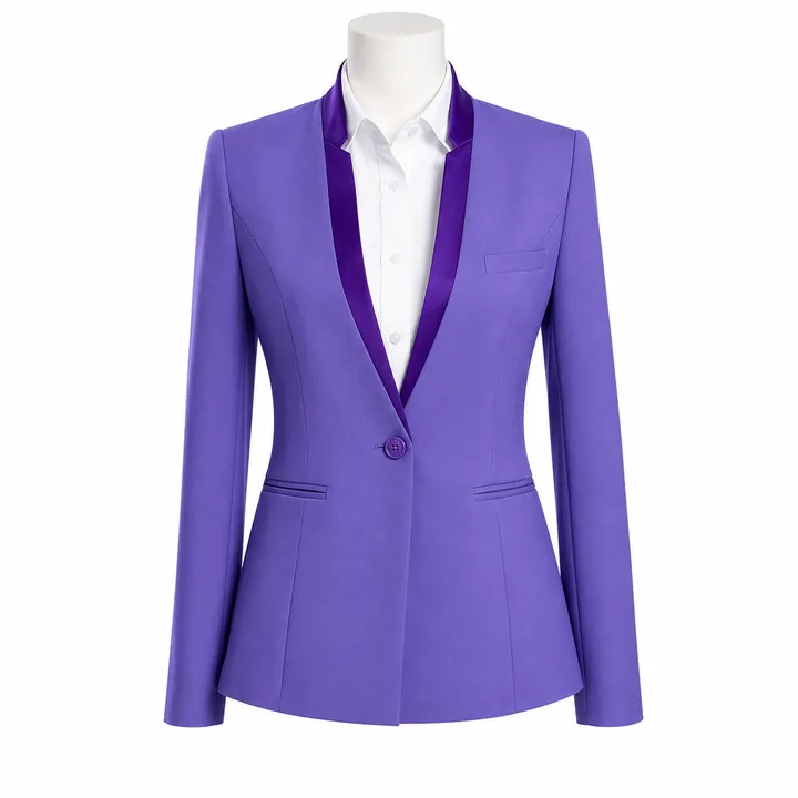 Vest Nữ Tím Lavender – Cổ V
